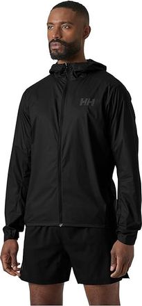 Helly Hansen Windbreaker Mens Jacket Black : 2XL, Nylon/Polyamide