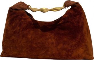 SIMKHAI Womens Nixi Suede Hobo Bag In Sable