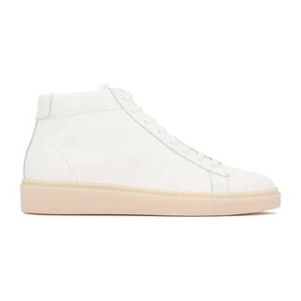 Kazar Schoenen, Heren, Wit, 42 EU, Leer, Kazar Witte sneakers van echt leer met een high-top design