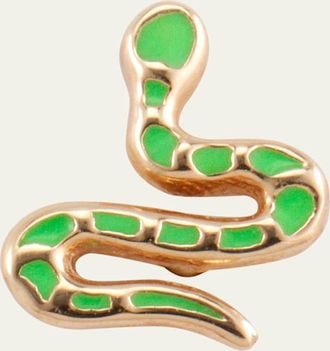 Alison Lou 14K Yellow Gold Snake Stud Earring, Single