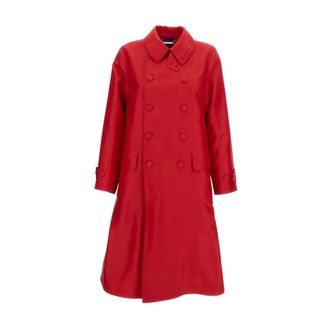Ralph Lauren Trench - female - Ralph Lauren - Double-Breasted Coats - Red - XS - Coats
