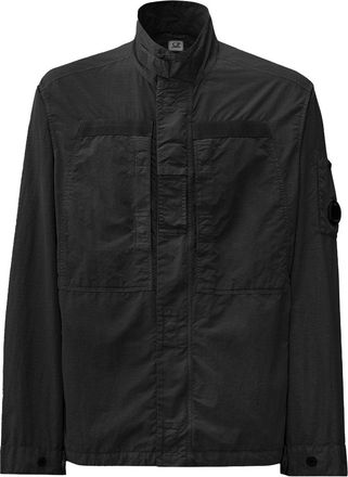 C.P. Company C. P.Company-Flatt Nylon Jacket With Logo Iconic Detail-Uomo