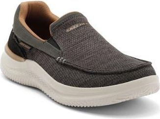 Skechers Hasting Fielden Slip-On Sneaker in Gybk-Gray/ at Nordstrom Rack, Size 10.5
