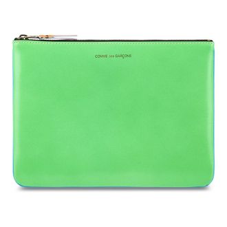Comme Des Gar&ccedil;ons Wallets & Cardholders, unisex, Green, Size: ONE SIZE Super Fluo Wallet