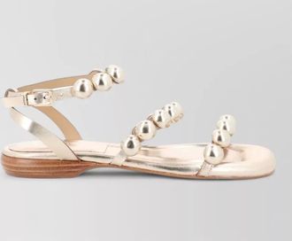 Ash leather sandals