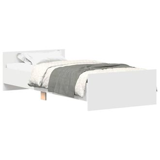 Berkfield Home Bed Frame White 90x200 cm Engineered Wood