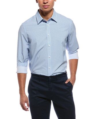 Report Collection 4-Way Printed Woven Sport Shirt