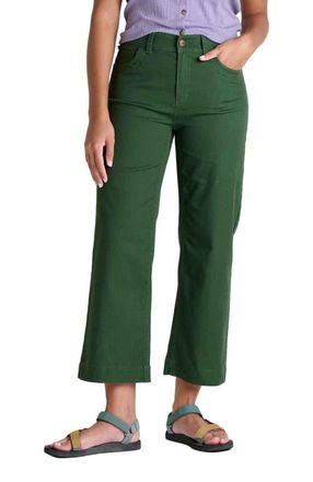 Toad & Co Earthworks Wide Leg Pant in Epidote at Nordstrom, Size 14
