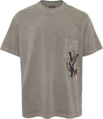Wooyoungmi pocket WYM t-shirt - Grey