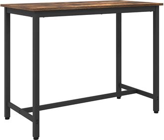 vidaXL Mesa Roble Ahumado 100 X 50 X 76,5 Cm Vidaxl