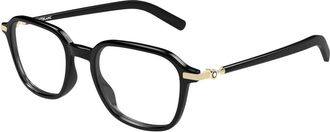 Montblanc Glasses, male, Black, Size: 51 MM Mb0462O Optical Frame