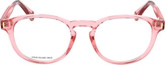 Polaroid Unisex Pink Rectangular Eyeglass Frames PLD-D452-2