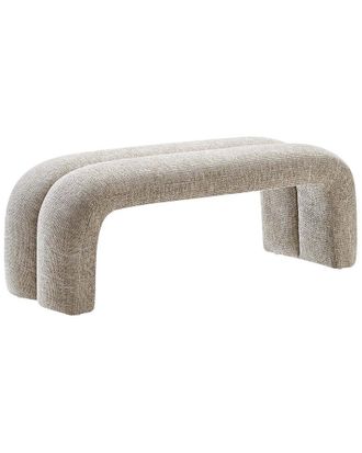 ModWay Dax 50.5 Chenille Upholstered Accent Bench
