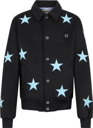 Philipp Plein Jassen - Heren - Zomerjassen - Zwart - XL - Jassen