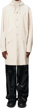 Rains Unisex Long Waterproof Jacket In Dune
