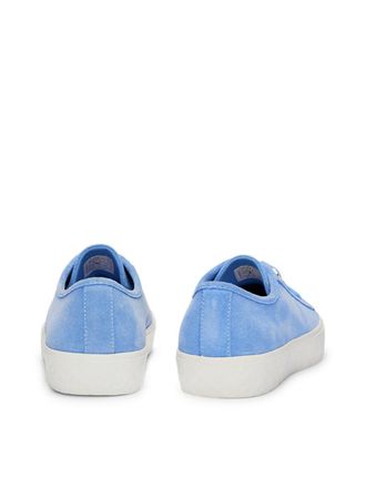 HUGO BOSS Womens Aiden Tennis Low-Top Sneakers Blue Shoes >