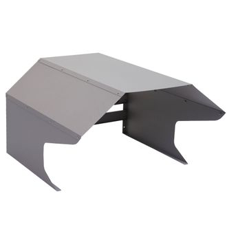 Hhg Nunca Usado] Robot Cortac&eacute;sped Garaje Hhg 973, Techo Refugio Para Cortac&eacute;spedes, Metal 40x59x69cm, Gris