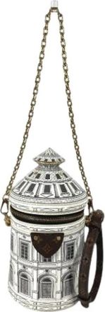 Louis Vuitton Pre-owned Vintage Mini Schoudertas - Dames - Vintage Mini Tas - Wit - ONE Size - Leer - Vintage