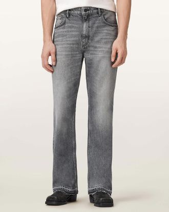AllSaints Cotton/Lyocell Flint Bootcut Denim Jeans, Size: 28