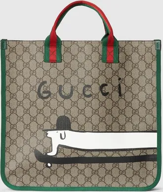 Gucci Kids - Printed GG Tote Bag, Beige, GG Canvas
