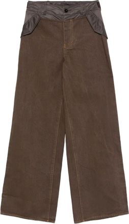 sacai Pantaloni con tasche - Marrone