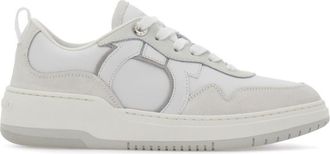 Ferragamo Gancini Leather Sneakers
