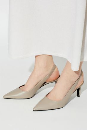 Furla Slingback Pumps, Womens, Grey