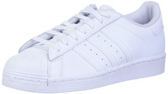 adidas Originals Womens Superstar Sneaker, White/White/White, 8.5 B (M)