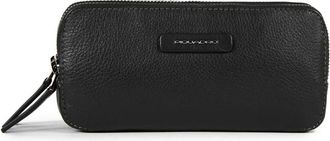 Piquadro Mens clutch with three dividers - Heren - Tassen - Zwart - ONE Size - Tassen