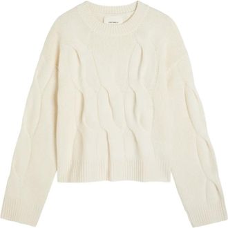 Lisa Yang cable knit sweater - Neutrals