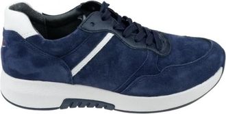 Gabor Wandelschoenen - Rollingsoft - Dames - Sneakers - Blauw - 37 EU - Leer - Schoenen