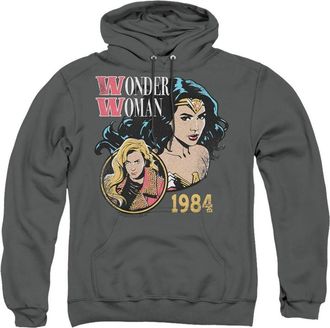 Gildan Wonder Woman 84 84 Retro Adult Pull Over Hoodie / Hooded Sweatshirt