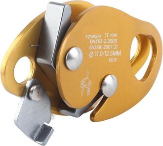 OEM Cuerda De Descenso Y Frenado Para Equipos De Escalada De 11 Y 12,5 Mm, Abrazadera De Aleaci&oacute;n De Aluminio Y Magnesio Para Rapel Y Rescate Seguros