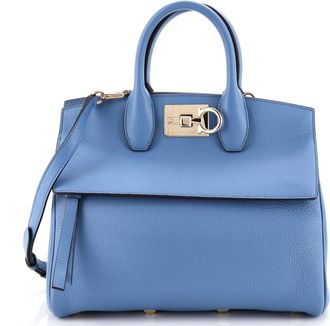 Ferragamo Studio Satchel Leather Small
