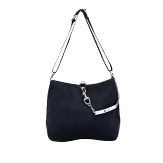 Dior Pre-owned Cross Body Bags, female, Black, Size: ONE SIZE Pre-owned Nylon Cross Body Bag