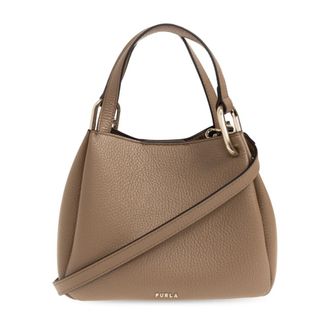 Furla Nuvola Mini Bag - Dames - Handtassen - Bruin - ONE Size - Leer - Tassen