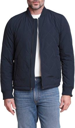 Bagatelle Quilted Bomber Jacket in Navy at Nordstrom, Size X-Large