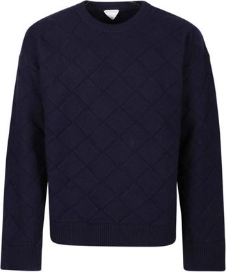 Bottega Veneta Navy Blue Crewneck Sweater
