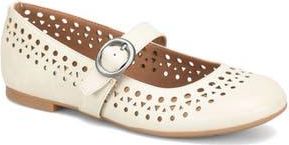 S&ouml;fft Tiara Laser Cut Flat in Bone at Nordstrom Rack, Size 8.5