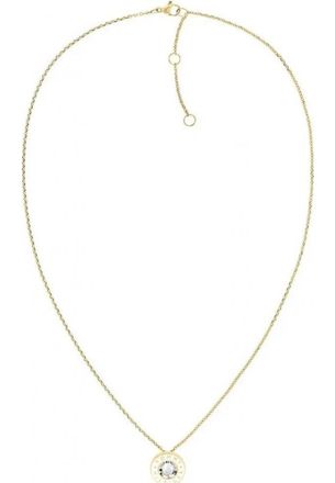 Tommy Hilfiger Womens 2780801 Ladies Necklace - Gold Stainless Steel - One Size