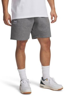 Under Armour Icon Fleece Sweat Shorts in Pitch Gray Medium at Nordstrom, Size Xx-Large