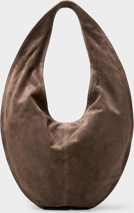 Maeden Womens Market round suede hobo bag