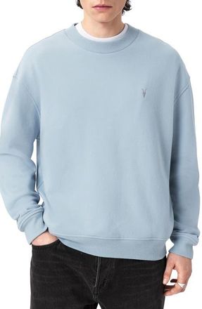 AllSaints Asher Crewneck Sweatshirt in Misty Blue at Nordstrom, Size Medium