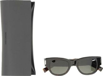 Saint Laurent 736433_Y99562338 Aviator Nylon Lens Sunglasses - Gray