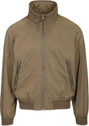 Tom Ford Cashmere-Lined Blouson - male - Tom Ford - Bomber Jackets - Green - XL - Jackets