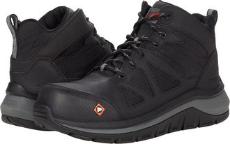 Merrell Mens Merrell Fullbench Speed Mid J003319-001 Black Safety Toe Work Shoes ZOGG609