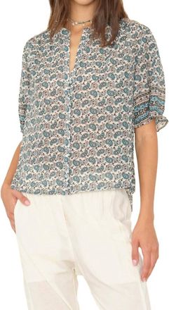 Xirena Eden Shirt In Blue Bay