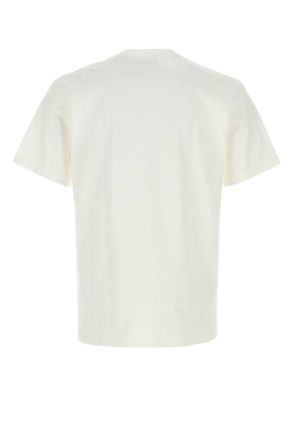 A Bathing Ape White Exterior: Cotton T-Shirt T-shirts And Polos
