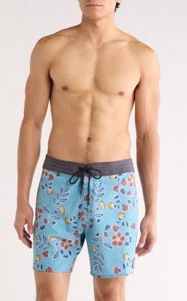 Volcom Psyche Swim Trunks in Used Blue at Nordstrom Rack, Size 40