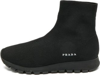 Prada Sneakers con punta tonda - Nero